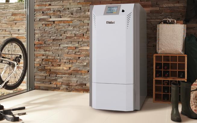 Pelletanlage von Vaillant