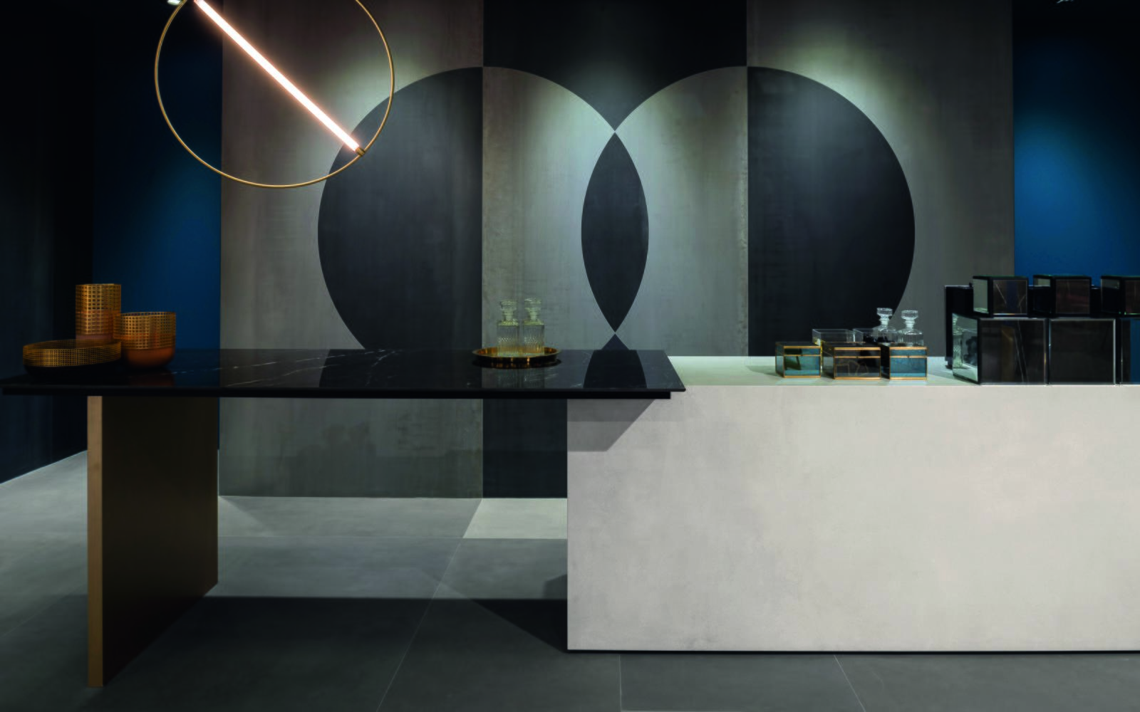 Moderner Waschraum mit Marazzi Fliesen